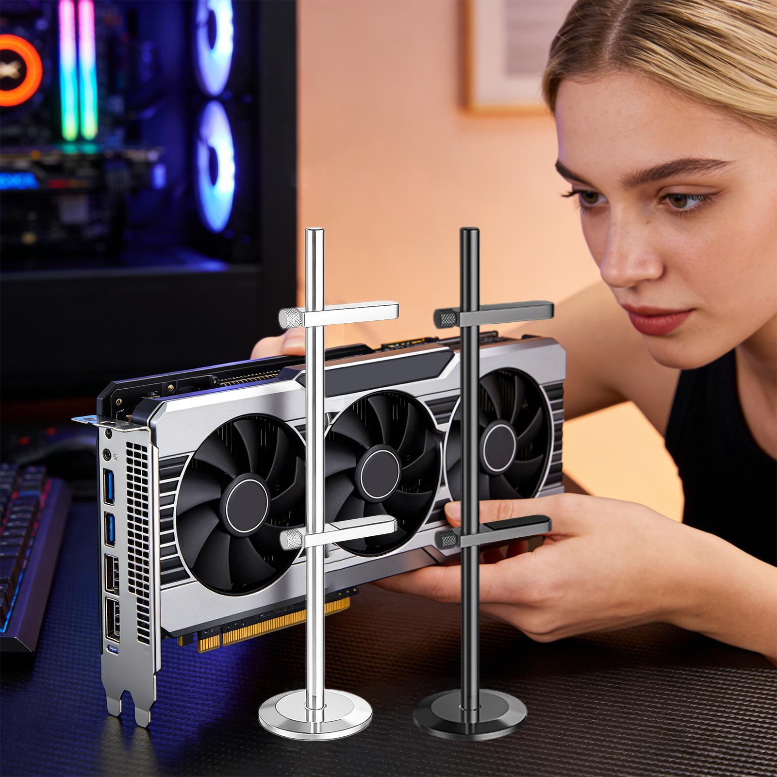 Desk Setup Videos - GPU Sag Bracket With Jack Magnetic