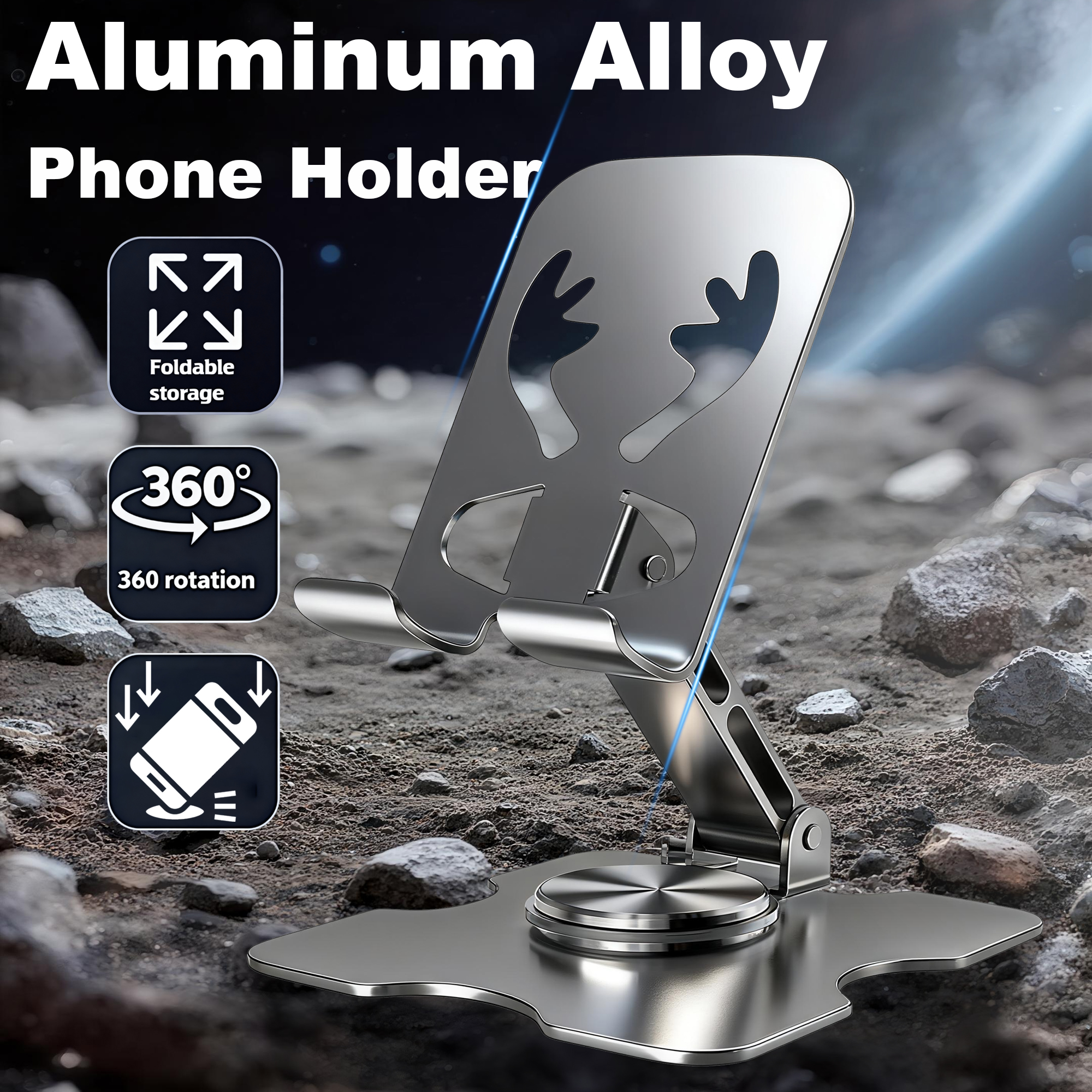 Desk Setup Stand - Universal All Aluminum Alloy Foldable Desk