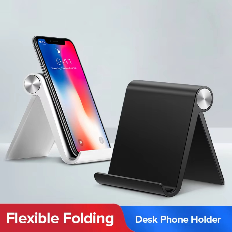 Desk Setup Stand - Universal Foldable Desk Phone Holder Portable