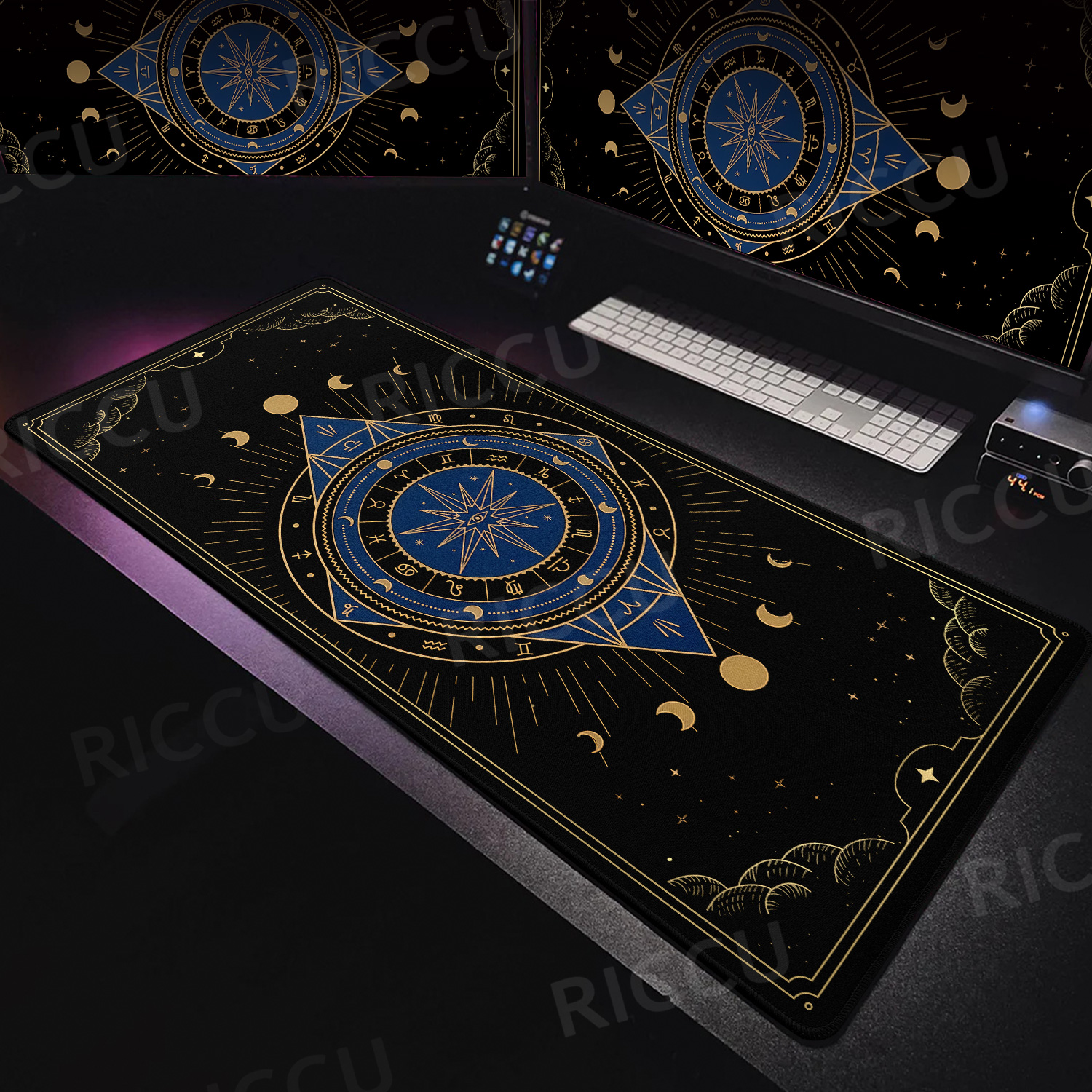 Desk Setup Tech - Art Magic Tarot Card Mouse Pad