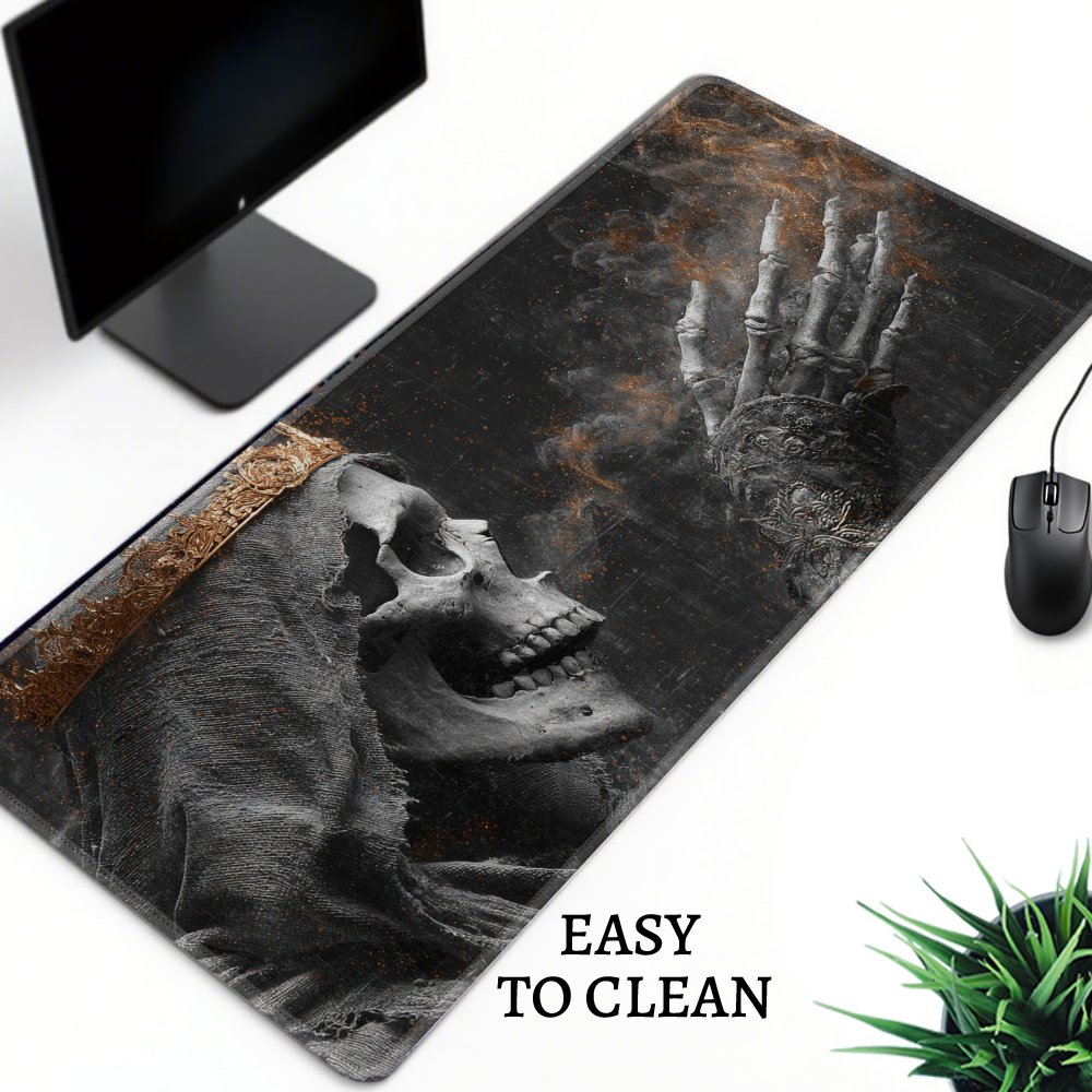 Desk Setup Pc And Laptop - Minimal Desk Mat Mouse Pad Large