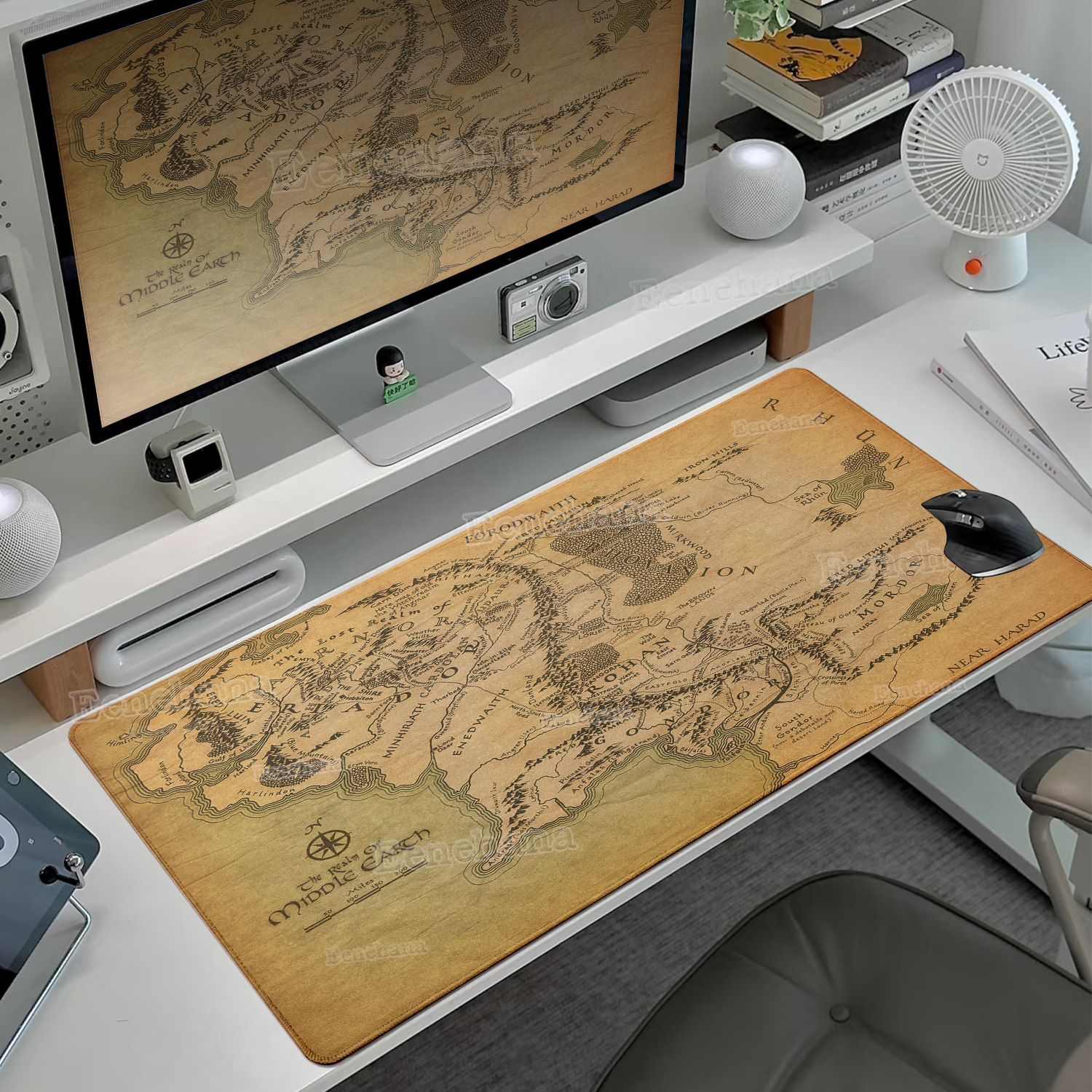 Desk Setup Pc And Laptop - The L-Lord of The Ring Large