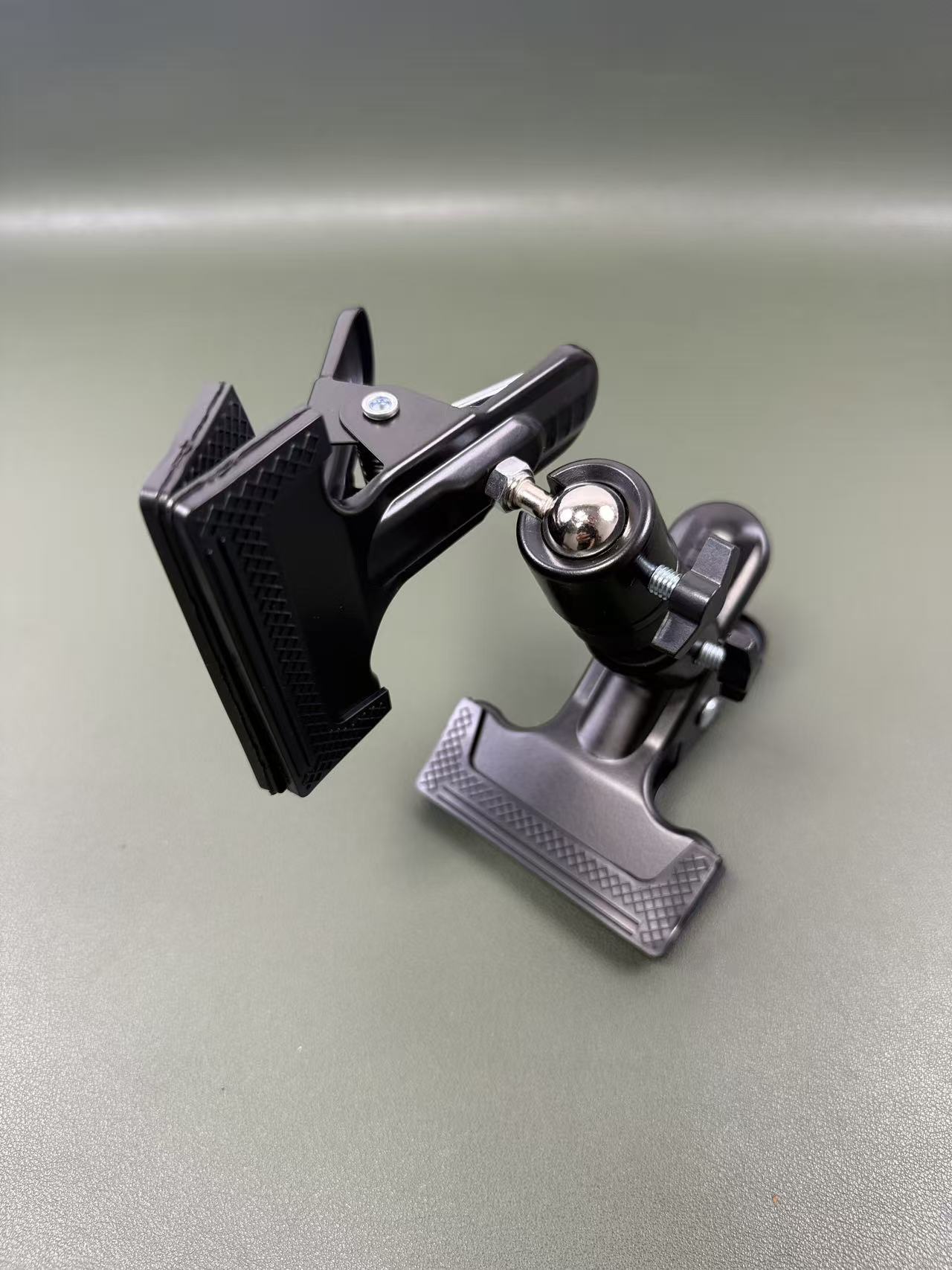 Desk Setup Stand - Universal Double Headed Clamp Pan Tilt