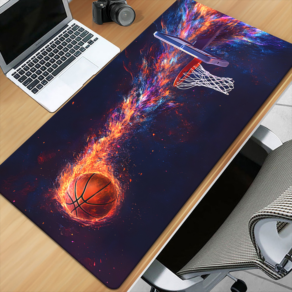 Desk Setup Tech - Gaming Mouse Pad XXL Basketball Court