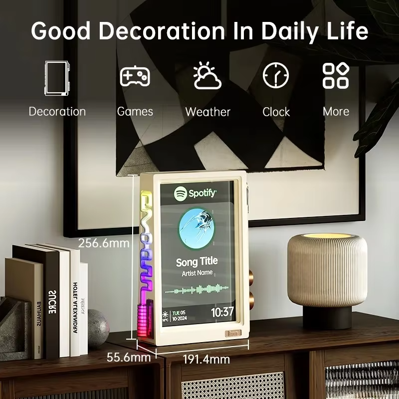 Desk Setup Videos - Digital Picture Frame Transparent Smart Digital