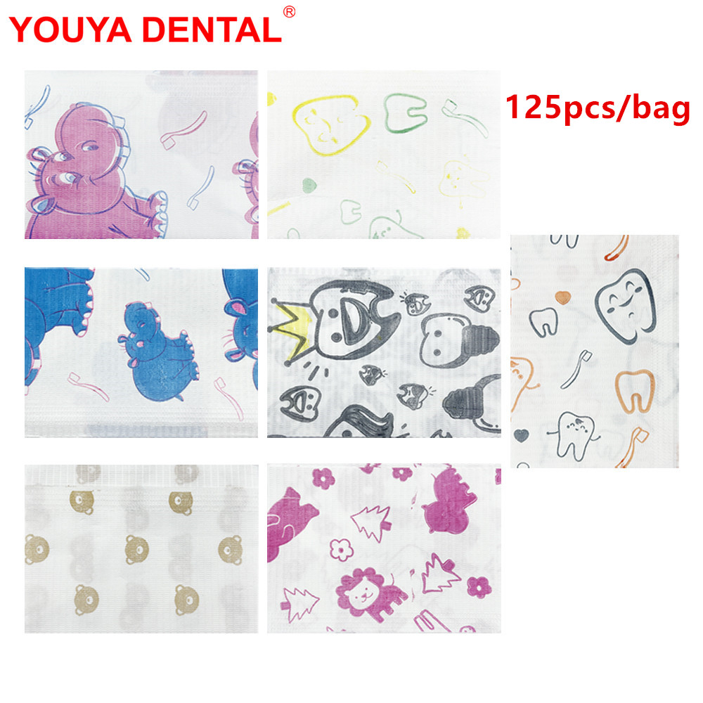125pcs Kids Dental Bibs Dispos - Desk Setup Clean 리뷰 및 가격
