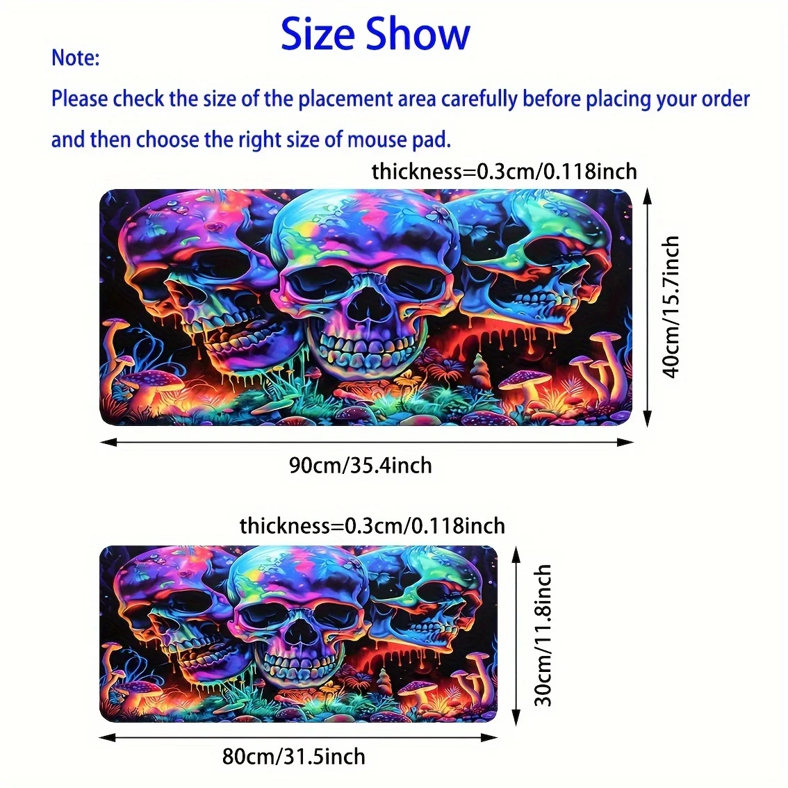 Graffiti Art Skull Mouse Pad 9 - Desk Setup Tech 리뷰 및 가격