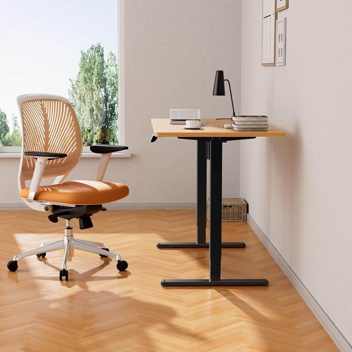 Electric Adjustable Standing D - Desk Setup Reference 리뷰 및 가격
