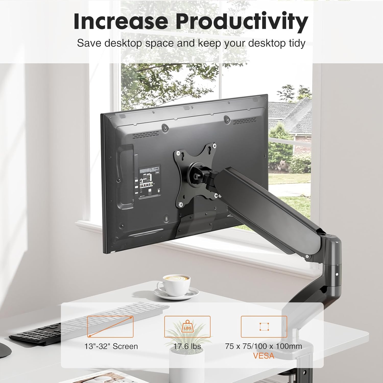 Adjustable Monitor Arm Stand f - Desk Setup Reference 리뷰 및 가격