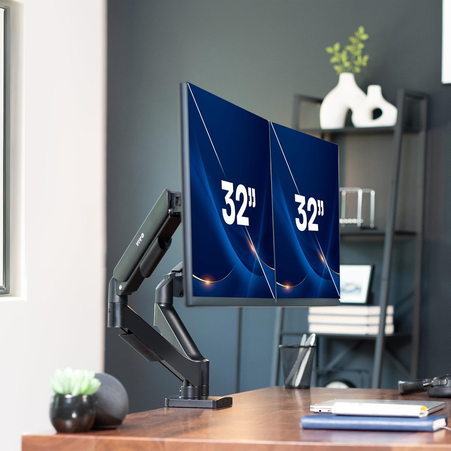 Dual Monitor Stand Fully Adjus - Desk Setup Reference 리뷰 및 가격