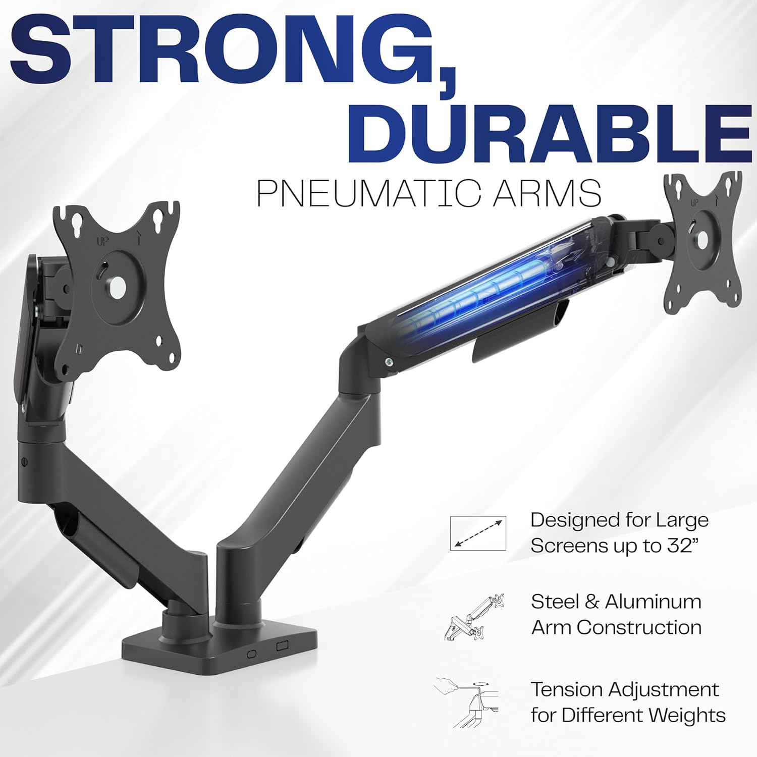 Dual Monitor Stand Fully Adjus - Desk Setup Reference 리뷰 및 가격