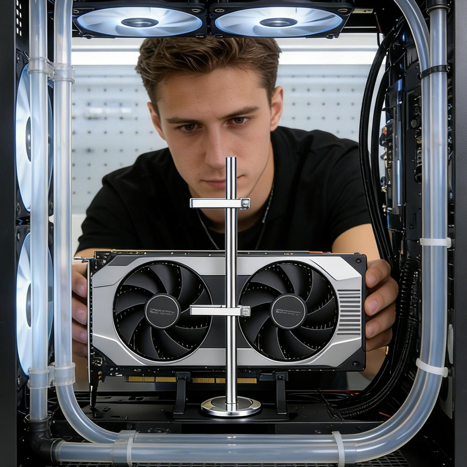 GPU Sag Bracket With Jack Magn - Desk Setup Videos 리뷰 및 가격