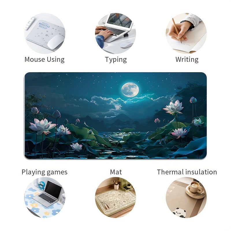 Durable Mouse Pad Office Desk  - Desk Setup Pc And Laptop 리뷰 및 가격