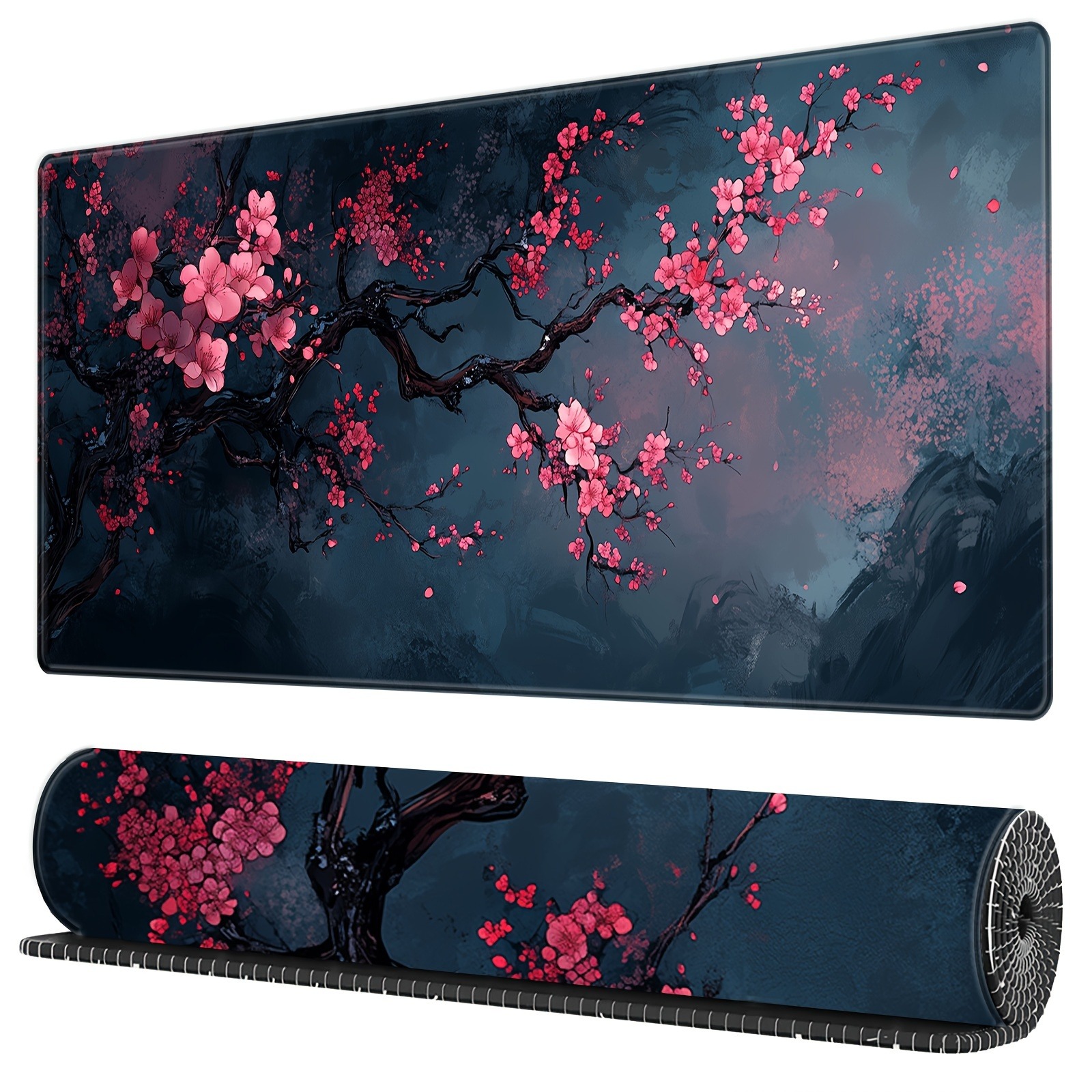 Night Cherry Blossom gaming mo - Rubber Mat Desk 리뷰 및 가격