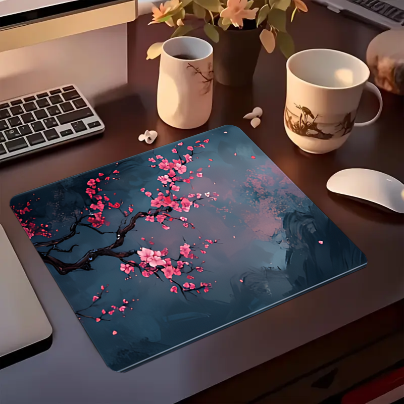 Night Cherry Blossom gaming mo - Rubber Mat Desk 리뷰 및 가격