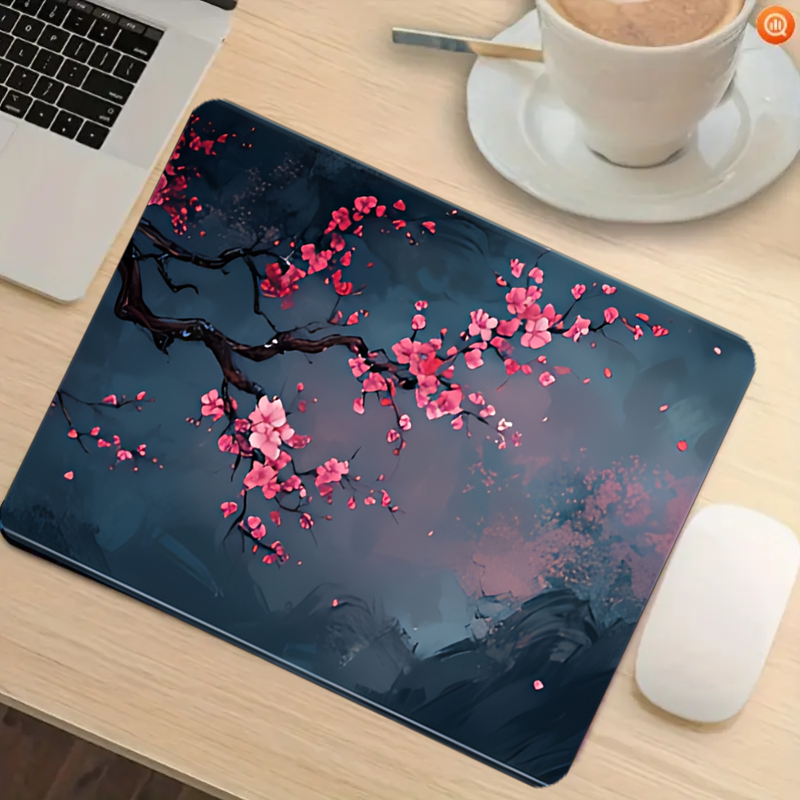 Night Cherry Blossom gaming mo - Rubber Mat Desk 리뷰 및 가격
