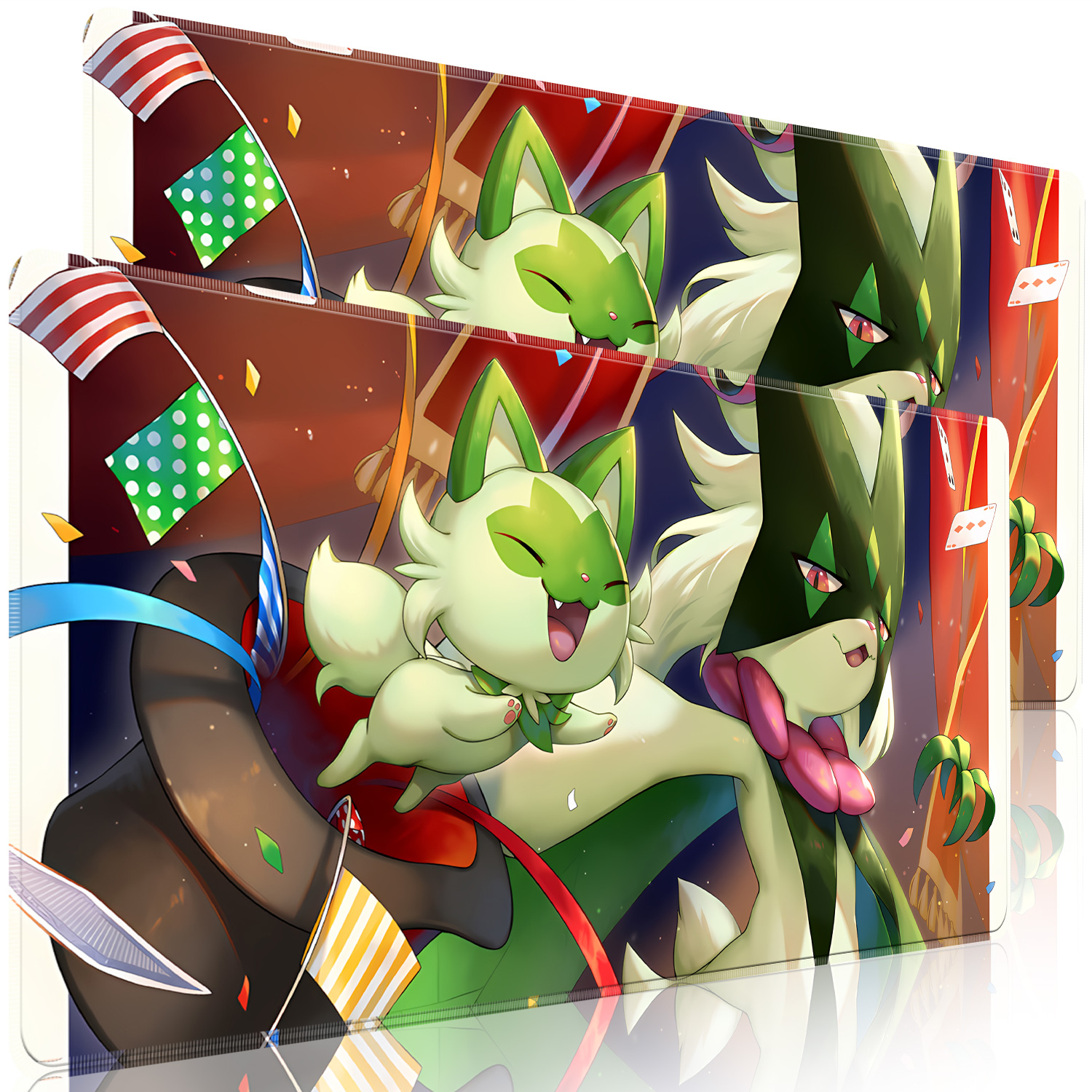Kawaii Pokemon Meowscarada Gam - Rubber Mat Desk 리뷰 및 가격
