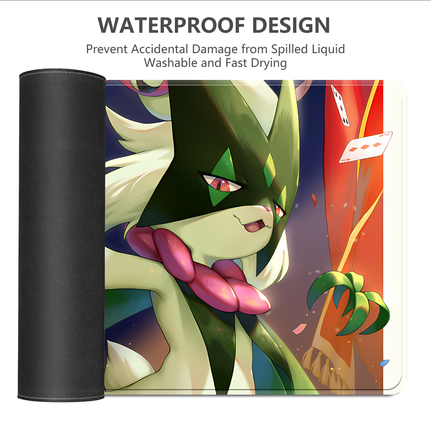 Kawaii Pokemon Meowscarada Gam - Rubber Mat Desk 리뷰 및 가격