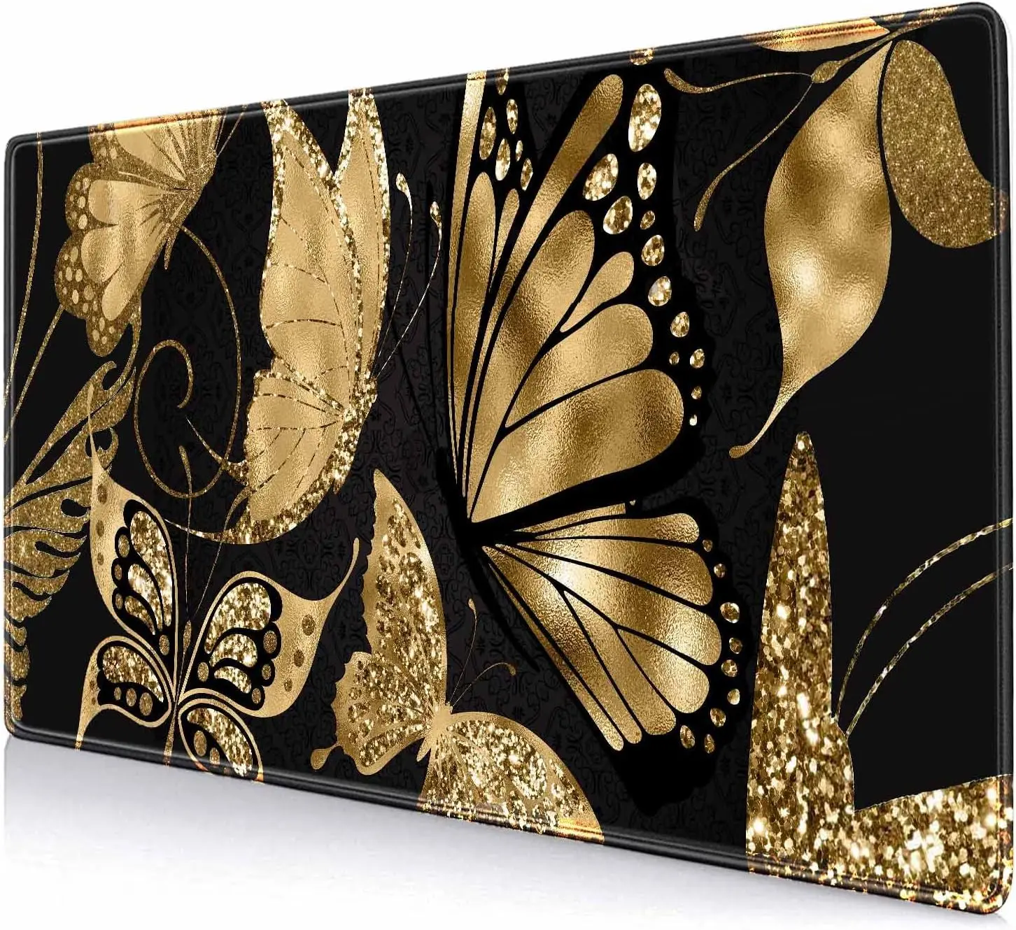 Black and Gold Desk Mat 35.4x1 - Rubber Mat Desk 리뷰 및 가격
