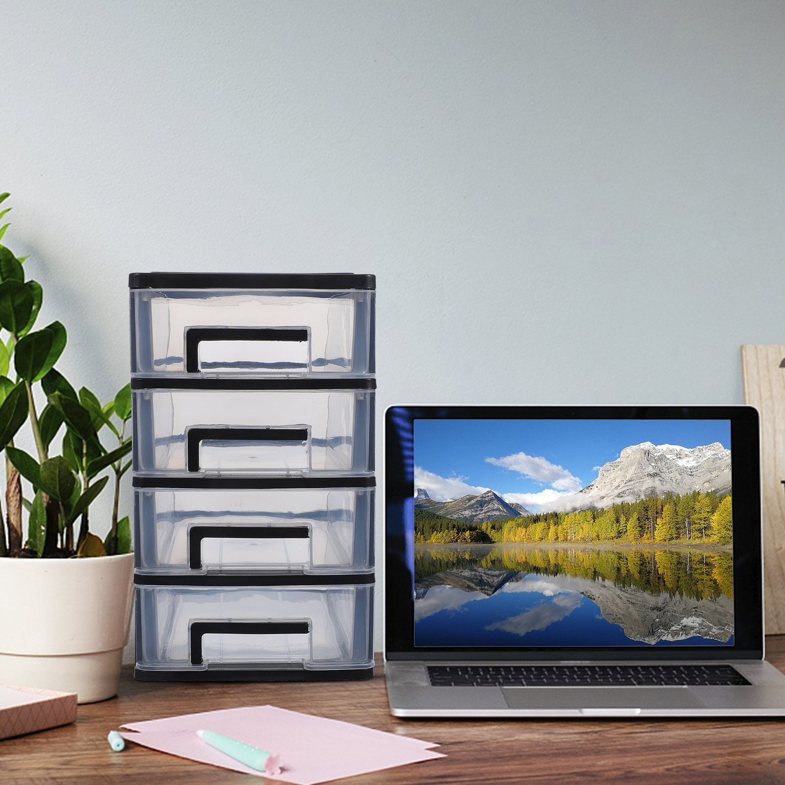 Four Layer Drawer Type Storage - Desk Setup For Small Space 리뷰 및 가격