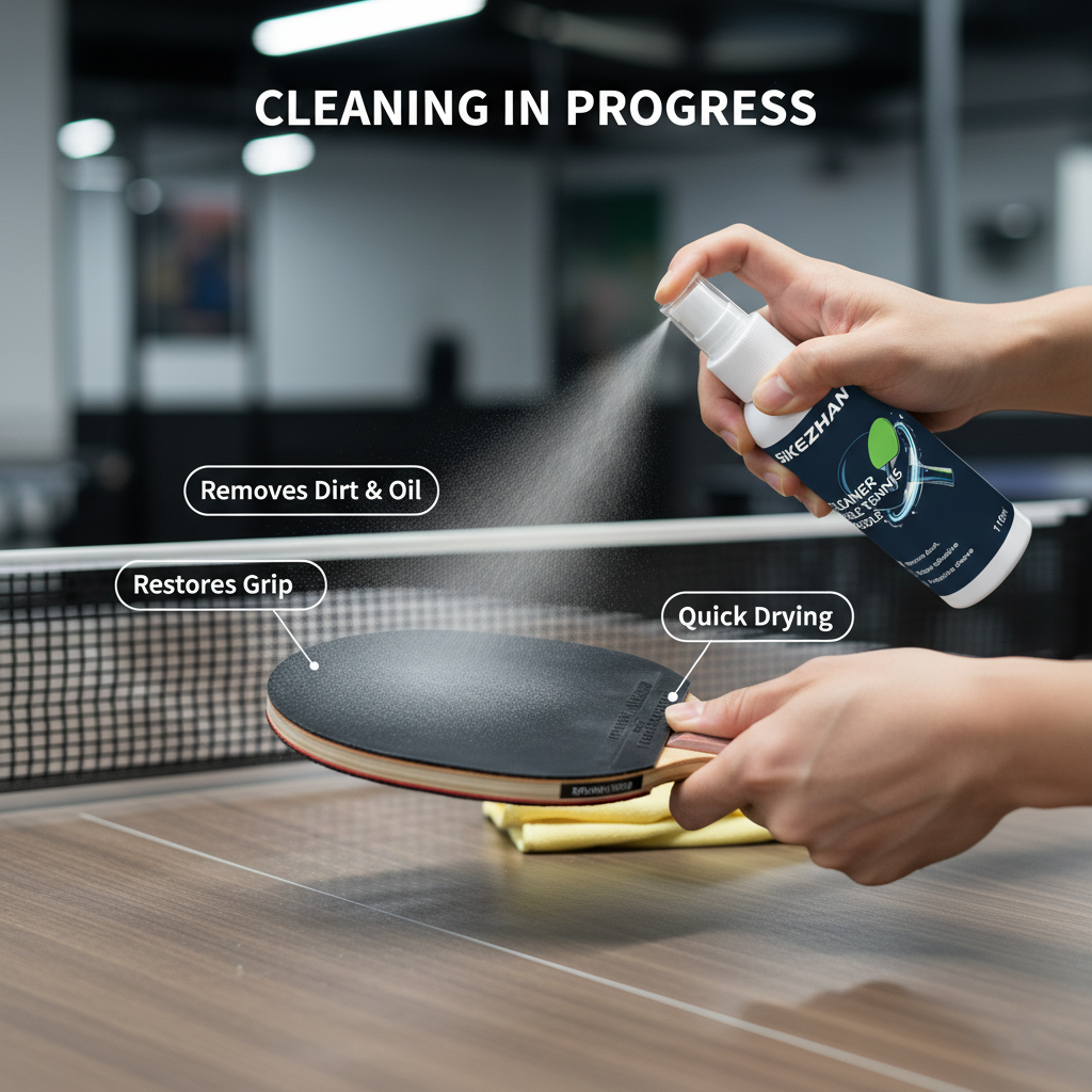 Ping Pong Paddle Cleaner Spray - Desk Setup Clean 리뷰 및 가격