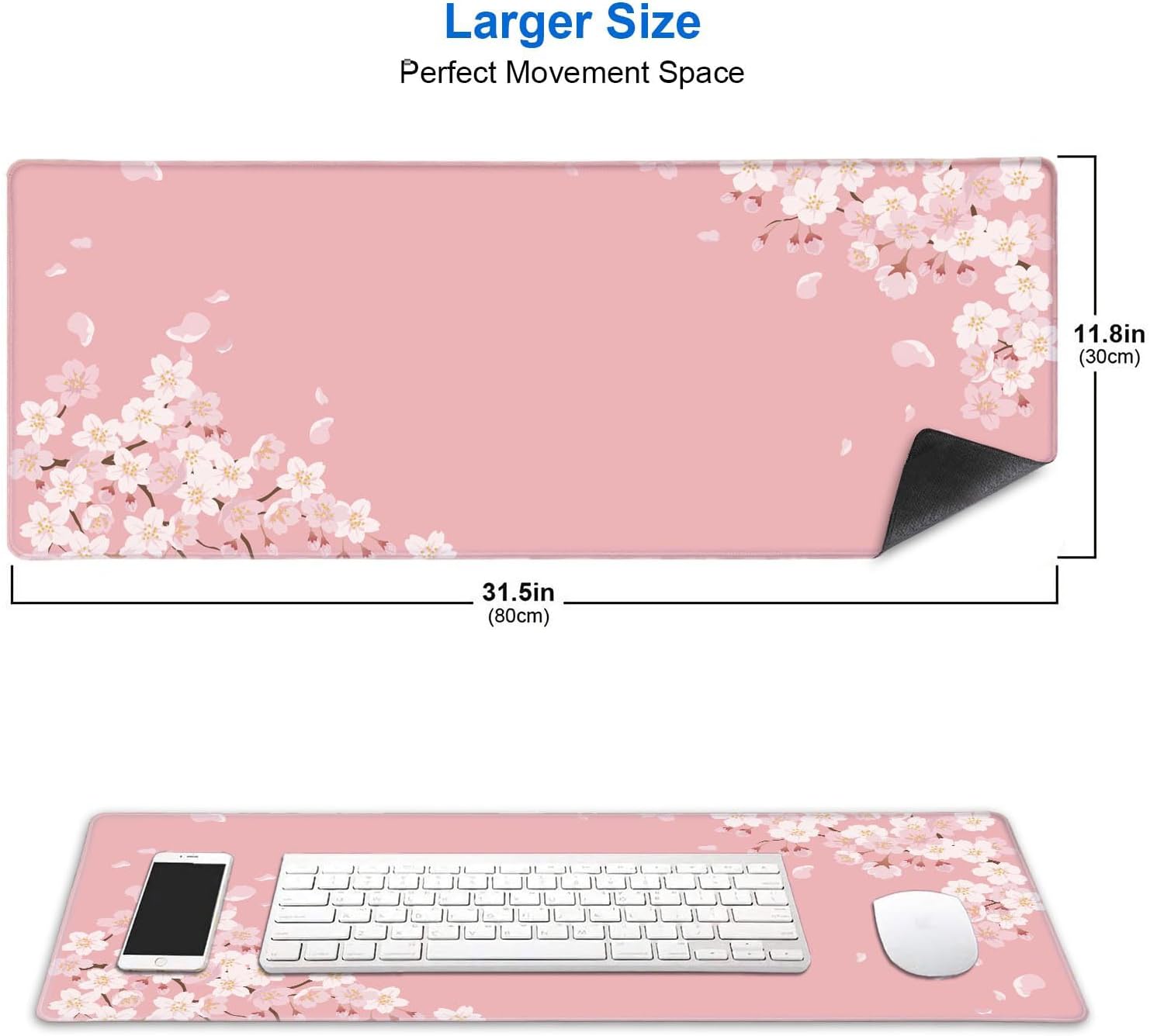 Japanese Cherry Blossom Desk M - Rubber Mat Desk 리뷰 및 가격