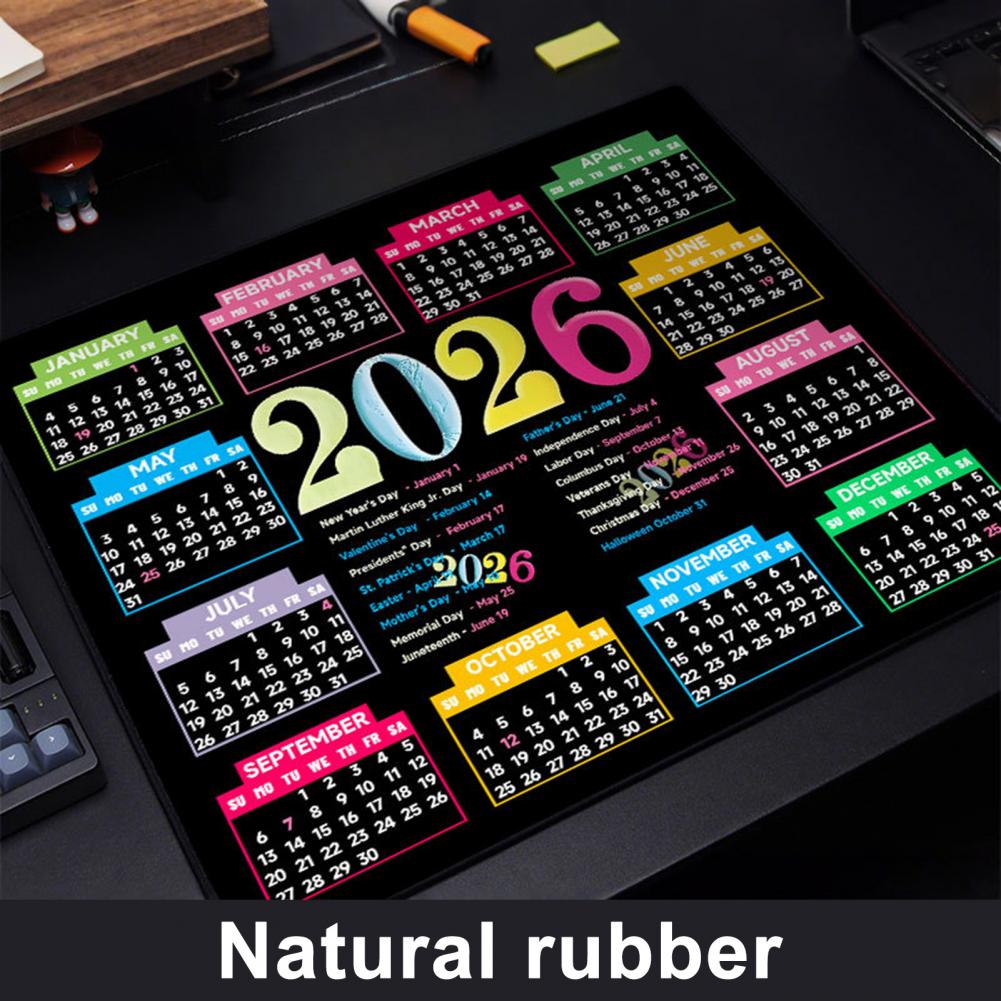 2026 Calendar Mouse Pad Waterp - Rubber Mat Desk 리뷰 및 가격