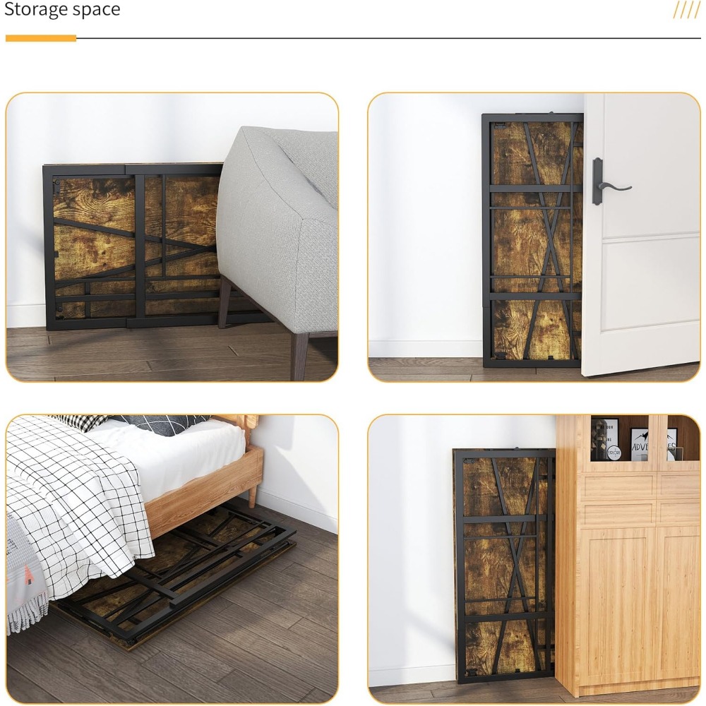 Compact 35-Inch Folding Desk f - Desk Setup For Small Space 리뷰 및 가격
