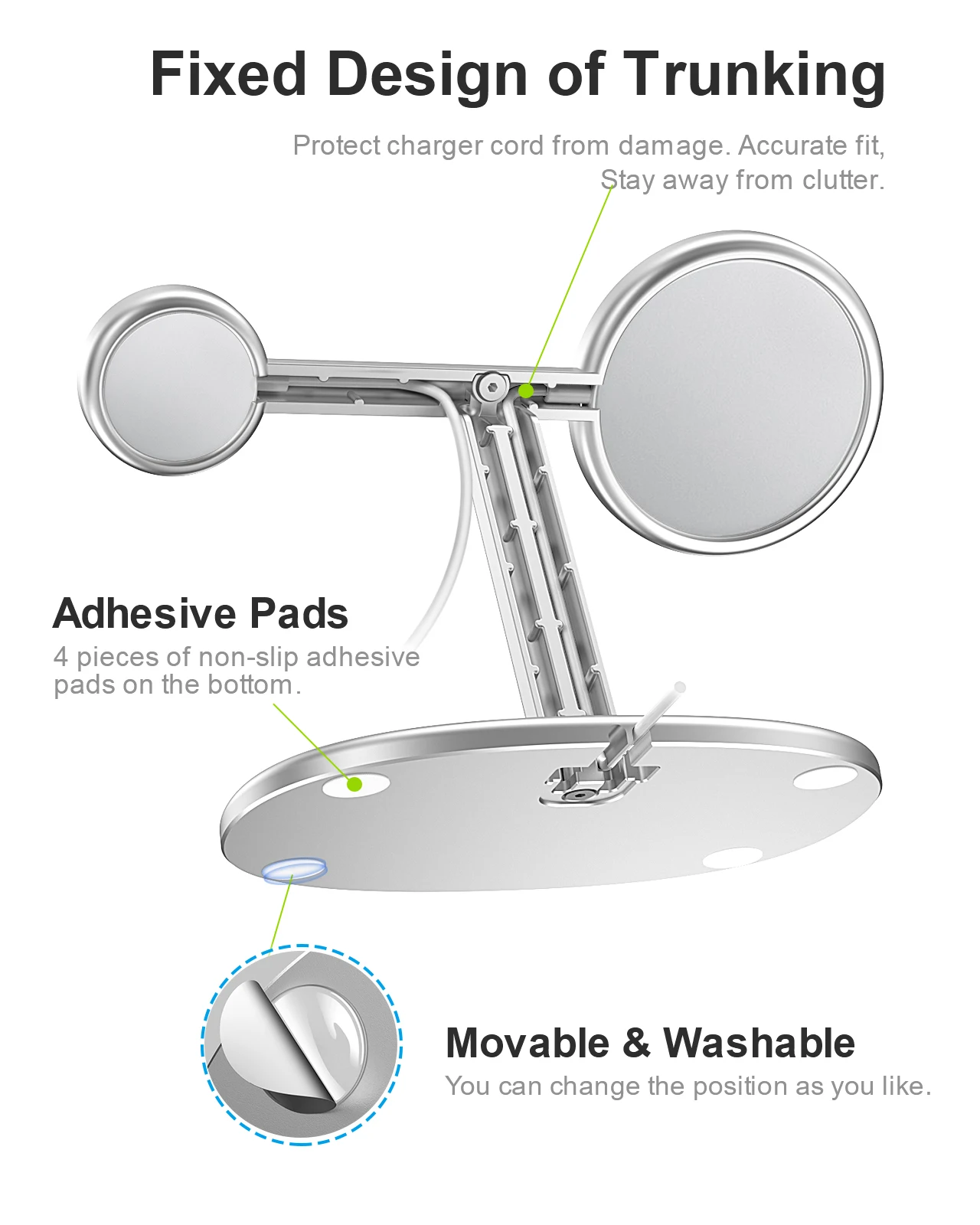 EWA 2-in-1 Desktop Phone Stand - Desk Setup Stand 리뷰 및 가격