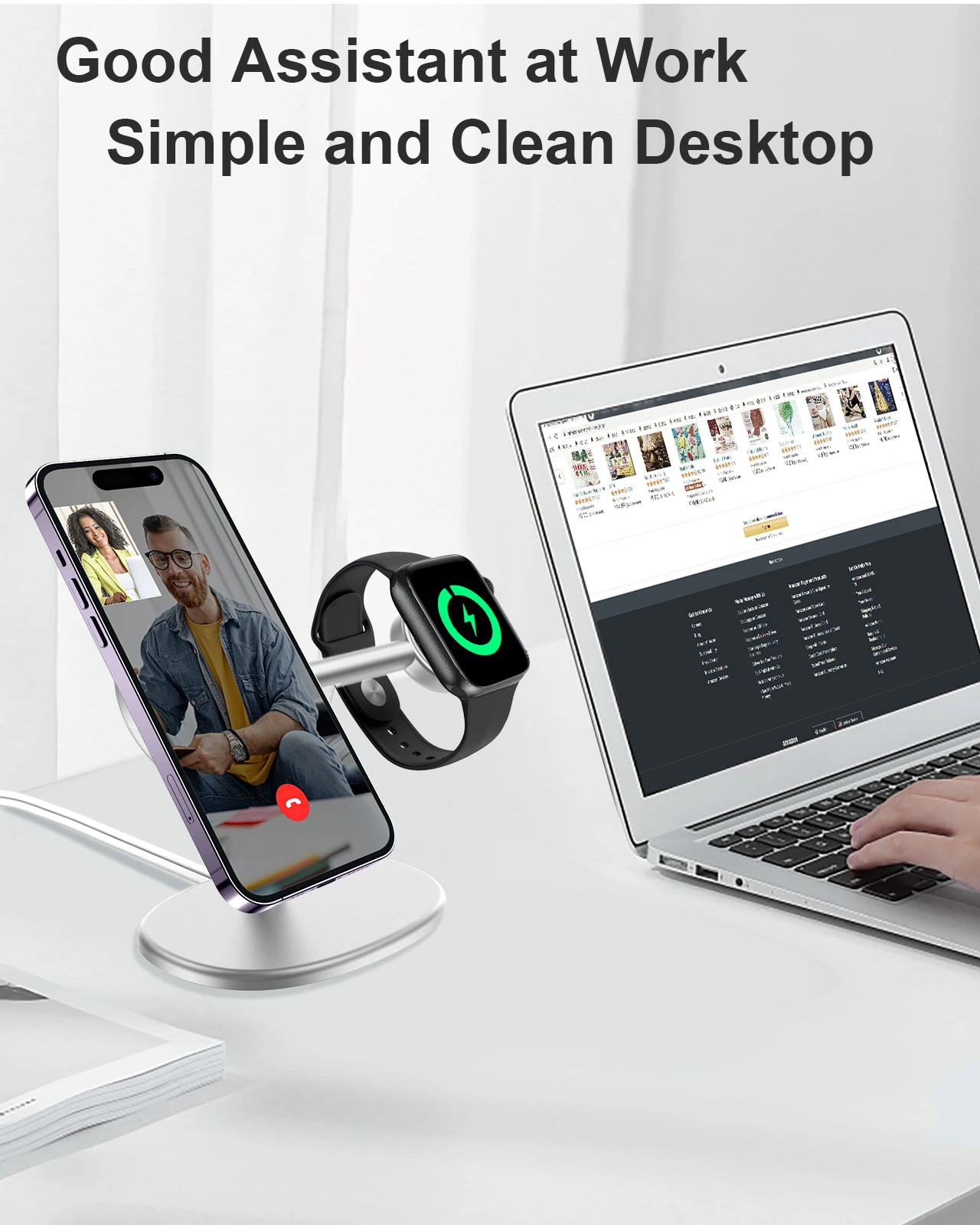EWA 2-in-1 Desktop Phone Stand - Desk Setup Stand 리뷰 및 가격