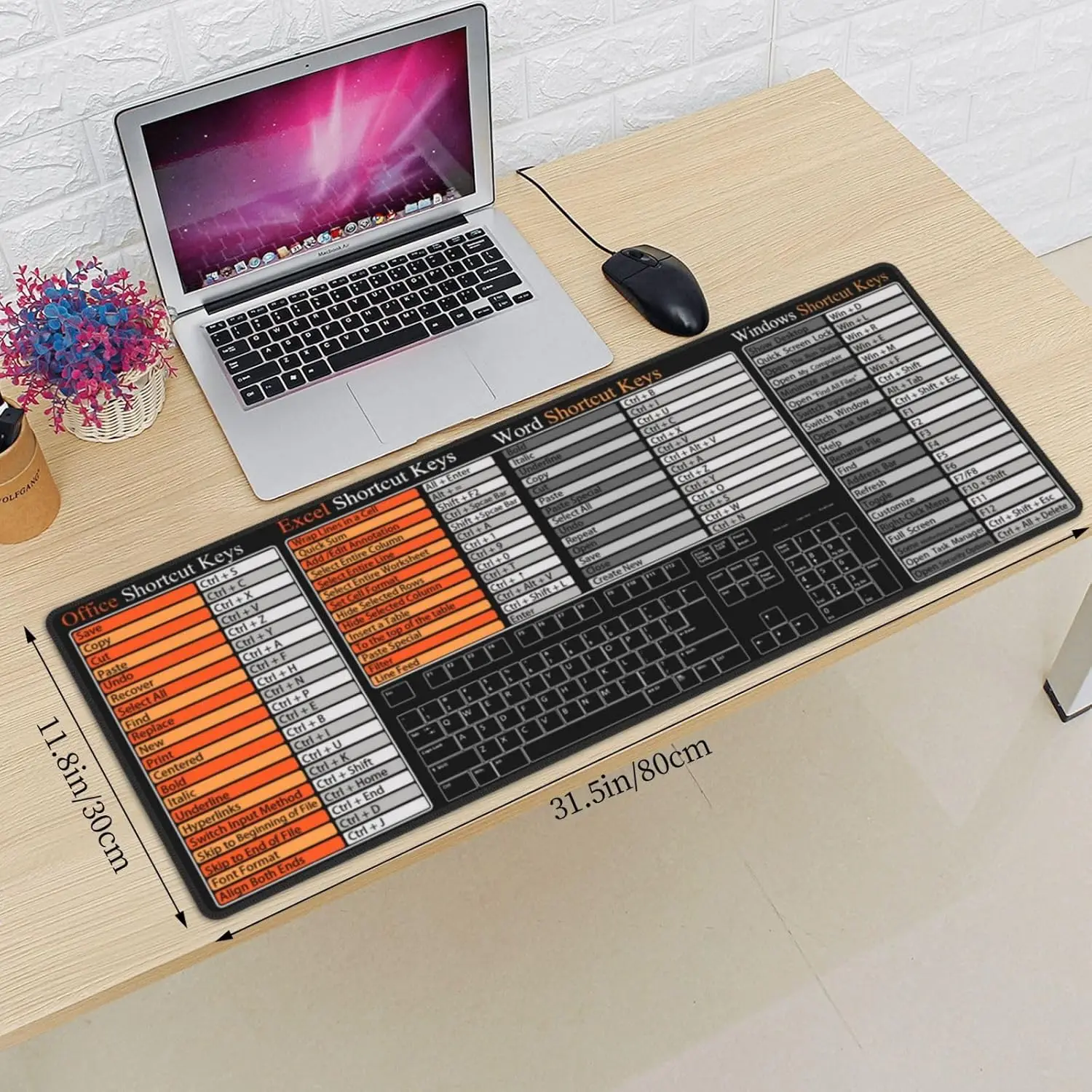 Stylish Office Shortcut Keys R - Desk Setup Reference 리뷰 및 가격