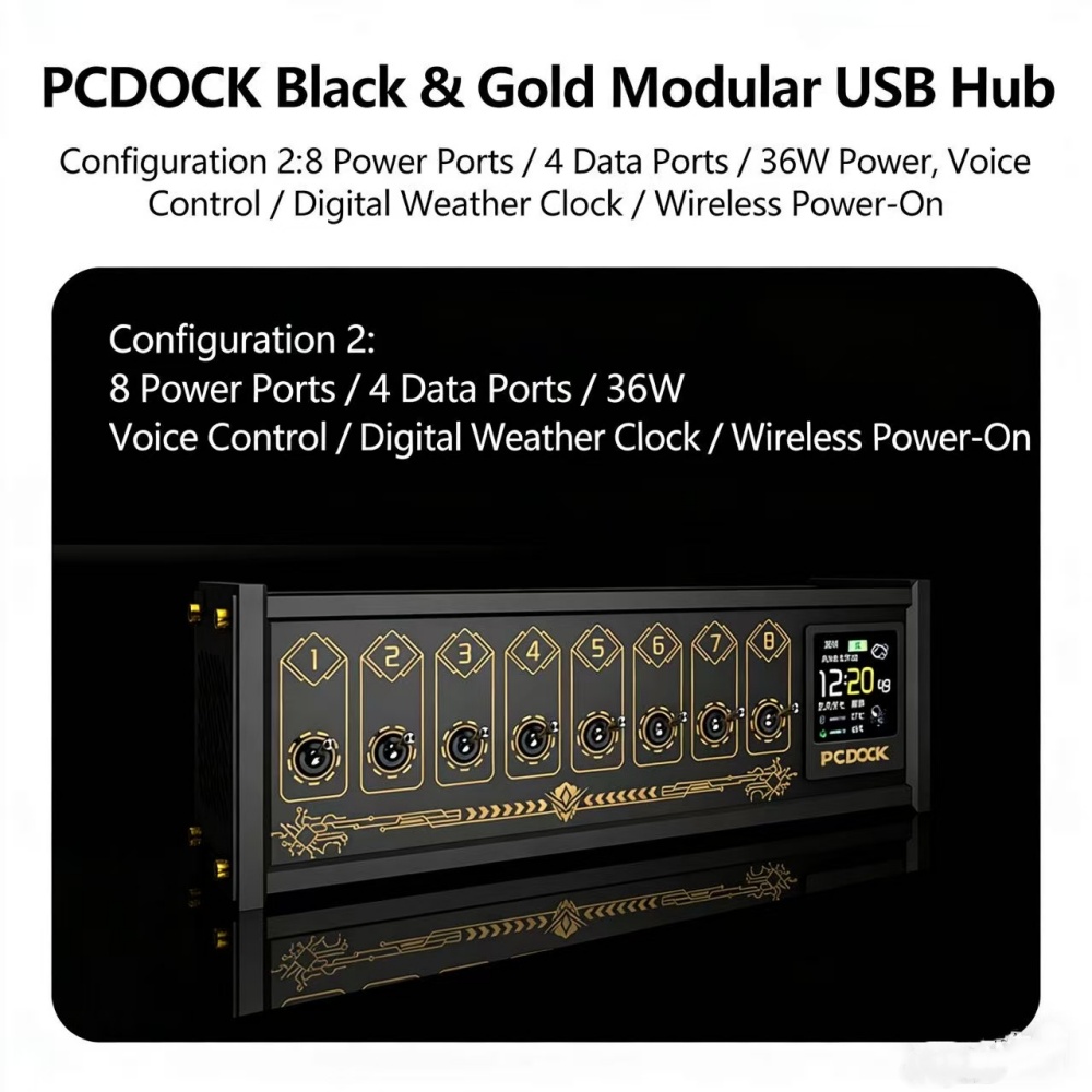 PCDOCK Block USB Desktop Power - Desk Setup Tech 리뷰 및 가격