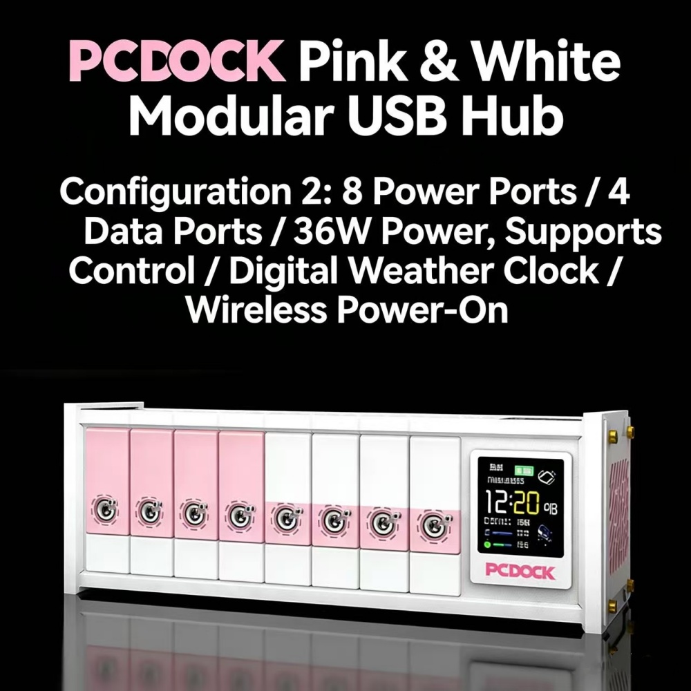 PCDOCK Block USB Desktop Power - Desk Setup Tech 리뷰 및 가격