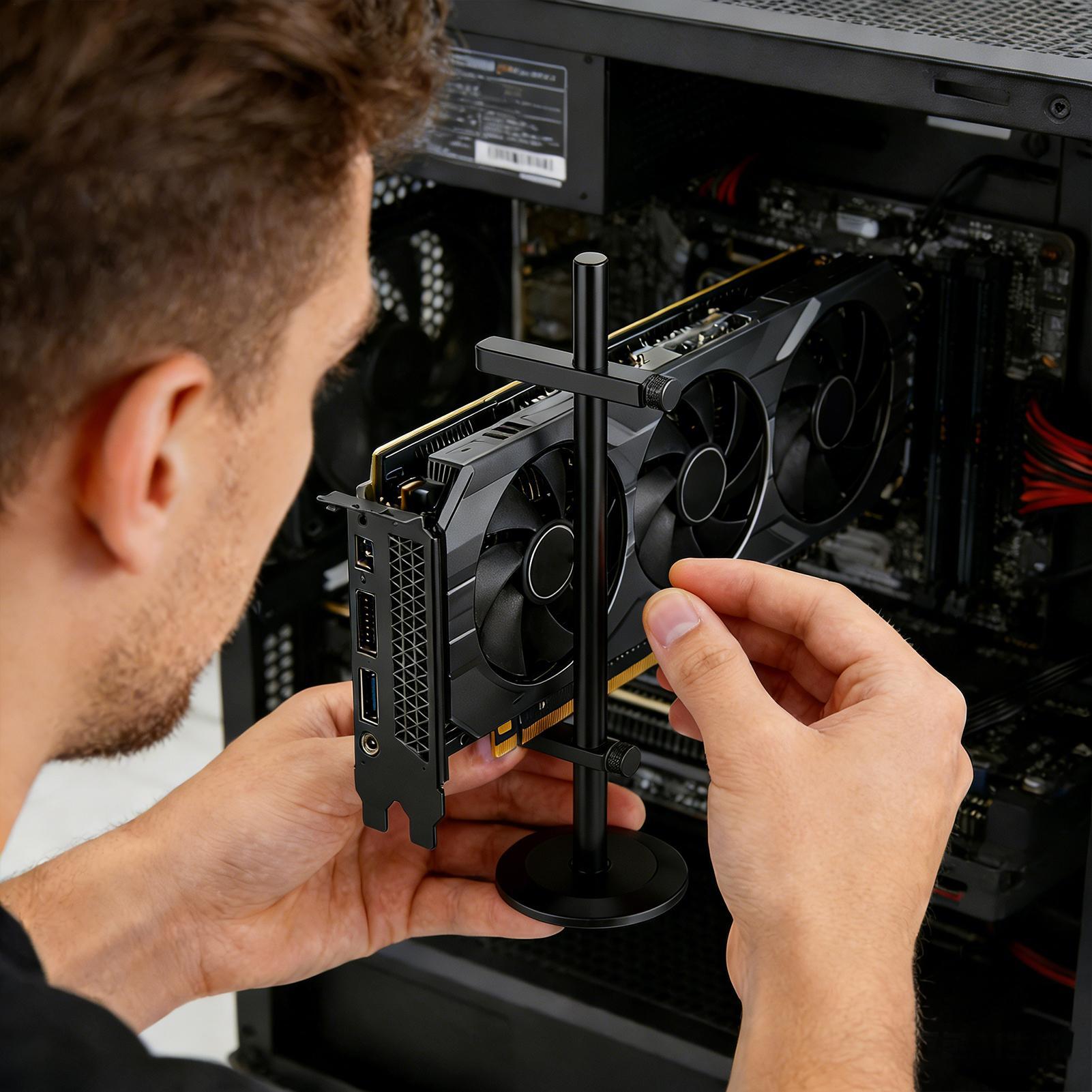 Graphics Card Support Bracket  - Desk Setup Videos 리뷰 및 가격