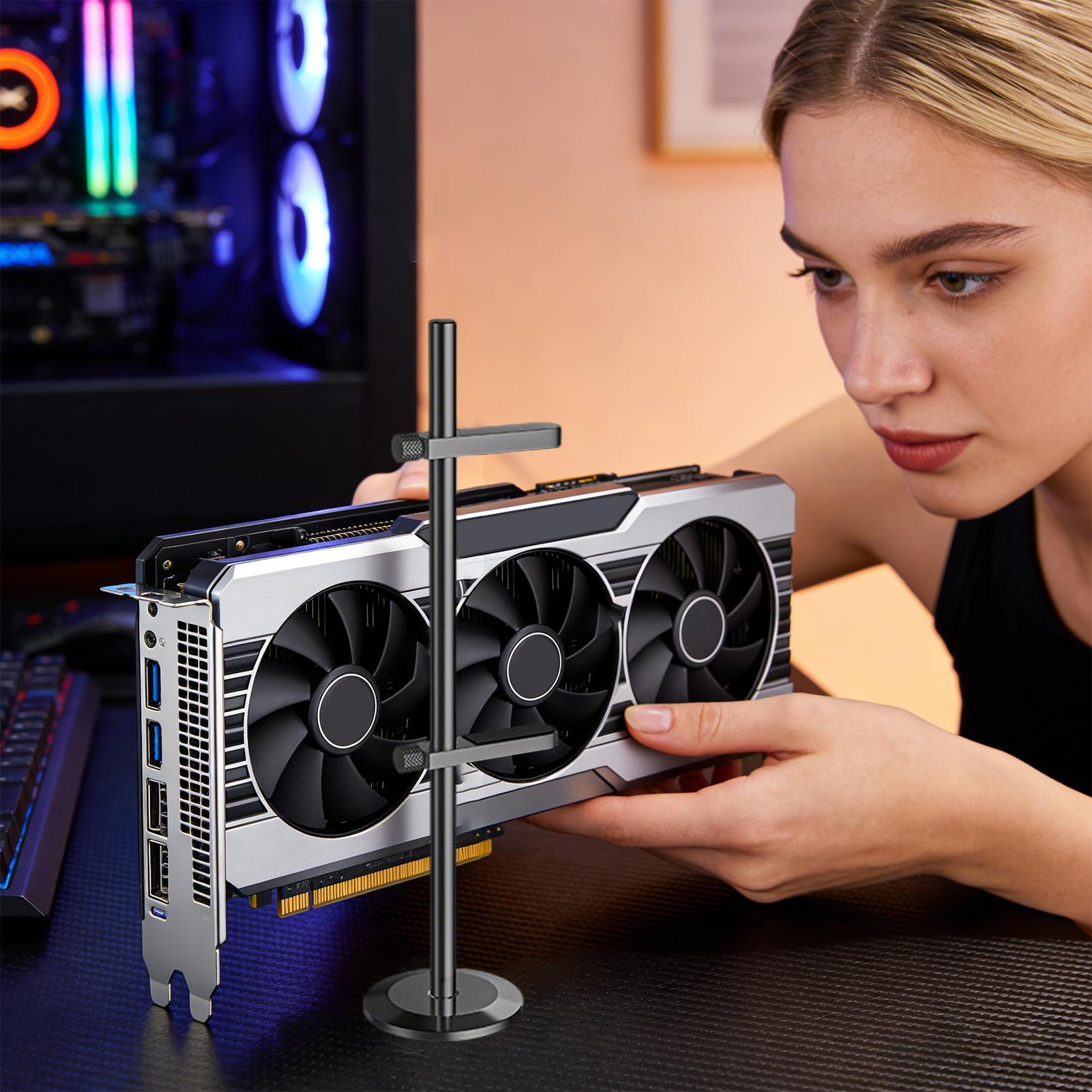 Graphics Card Support Bracket  - Desk Setup Videos 리뷰 및 가격