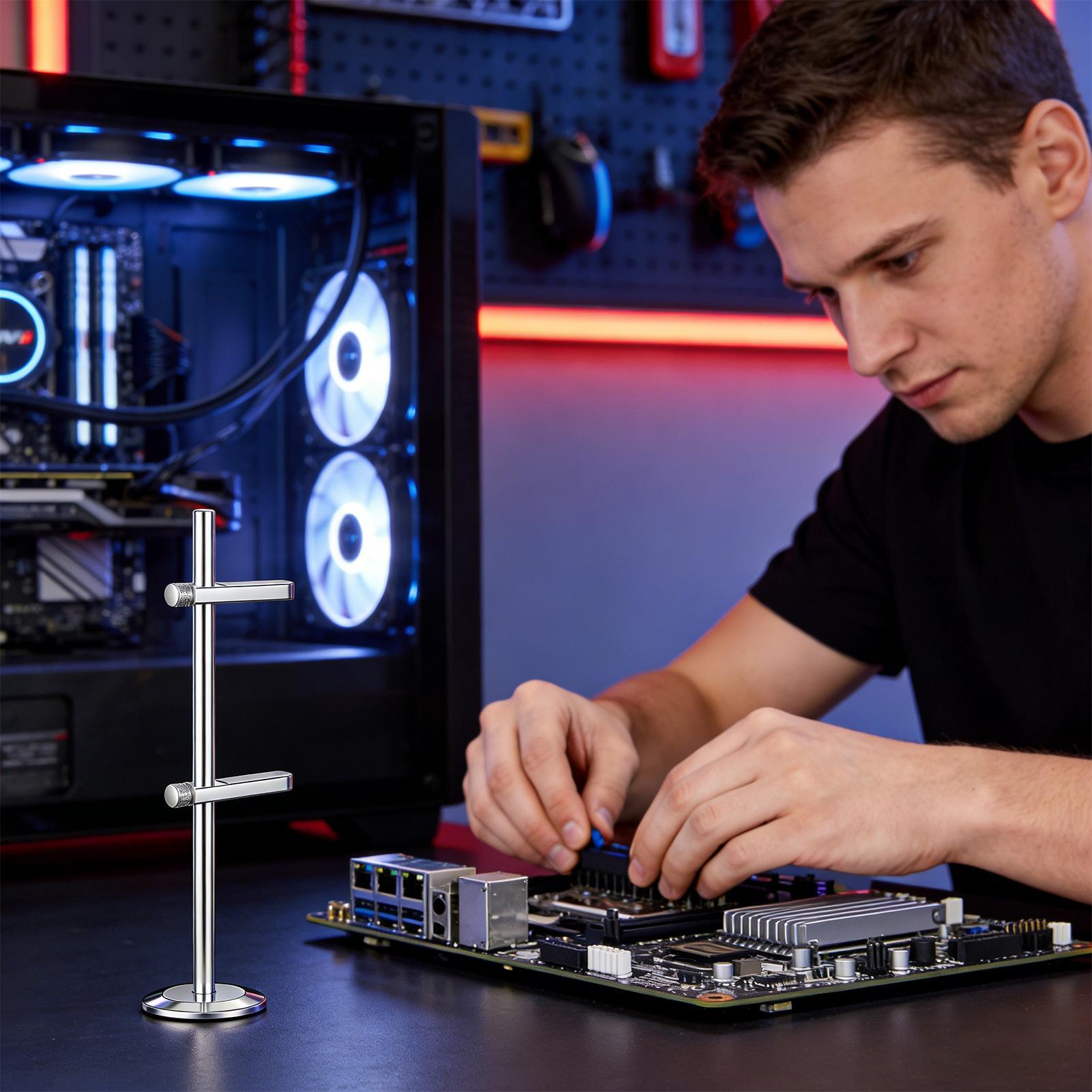 Graphics Card Support Bracket  - Desk Setup Videos 리뷰 및 가격
