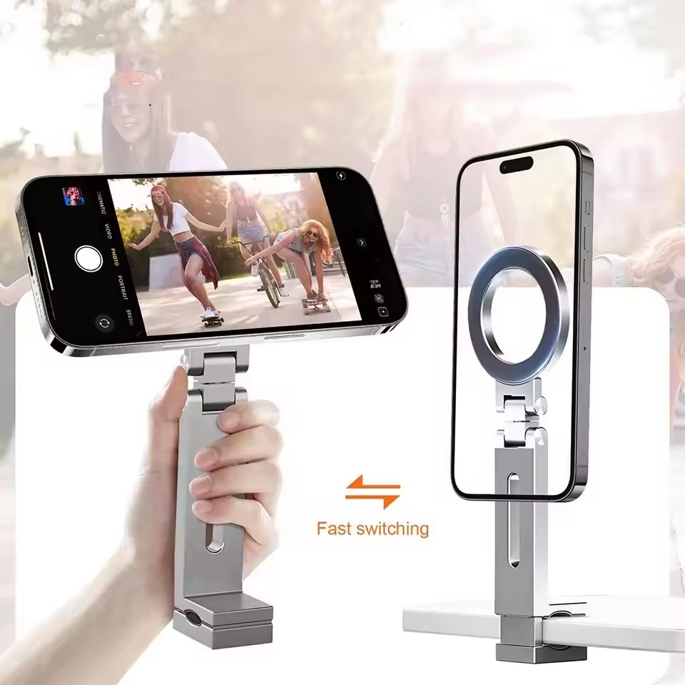 Magnetic Selfie Phone Holder T - Desk Setup Stand 리뷰 및 가격