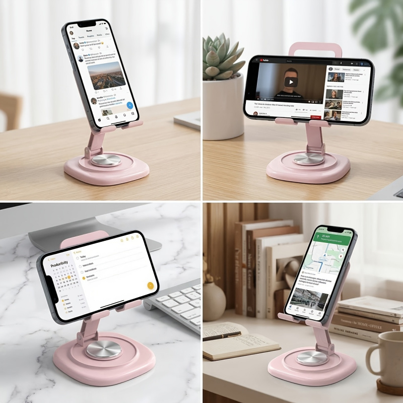 Macaron Desktop Metal Rotating - Desk Setup Stand 리뷰 및 가격