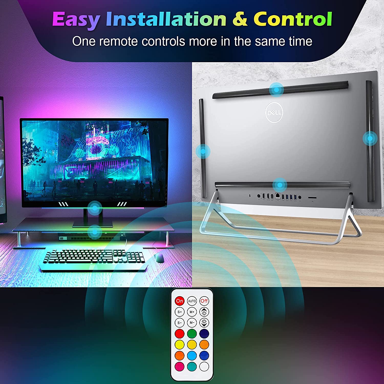 Under Monitor Light Bar RGB Dr - Desk Setup Tech 리뷰 및 가격