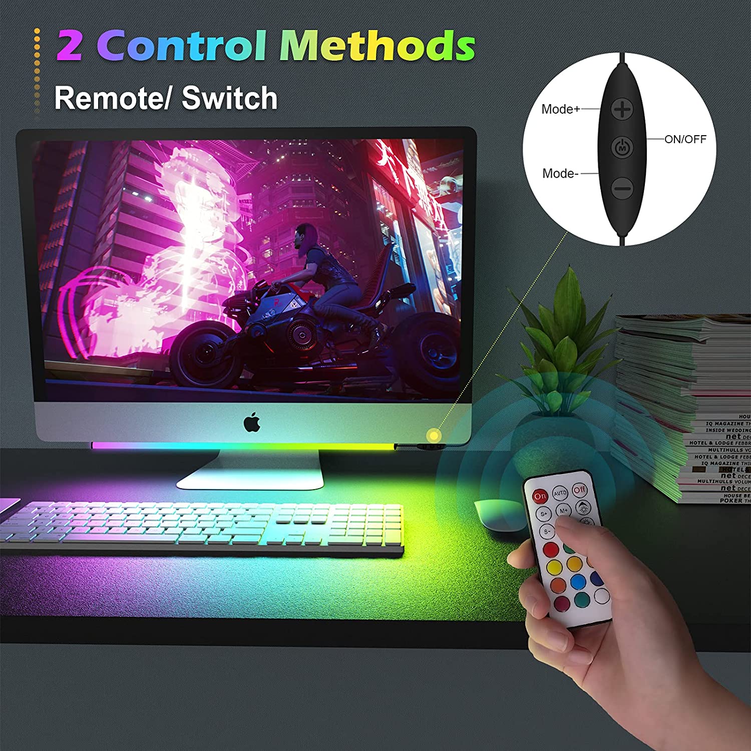 Under Monitor Light Bar RGB Dr - Desk Setup Tech 리뷰 및 가격