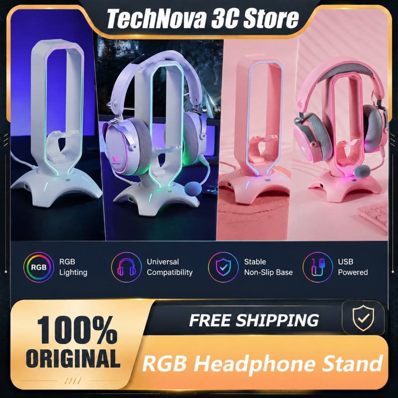 Waizowl RGB Headphone Stand Ga - Desk Setup Usb Hub 리뷰 및 가격