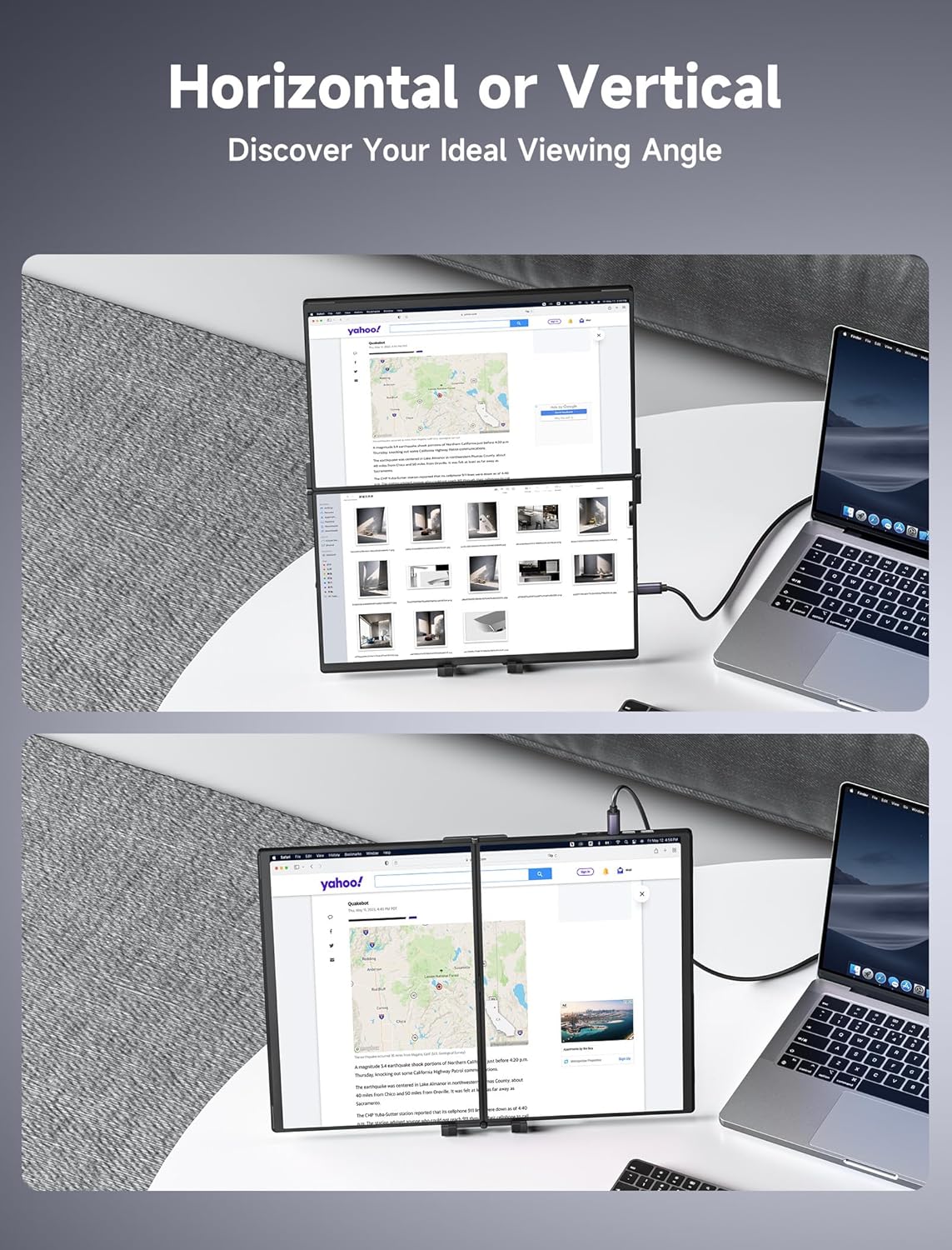 Portable Monitor Stand Mount f - Desk Setup Reference 리뷰 및 가격